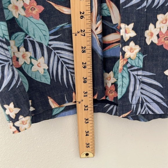 Cooke Street Honolulu Hawaiian Button Down Short Sleeve Shirt XL Cotton - Picture 9 of 9